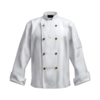 AI generated Chef coat isolated on transparent background png