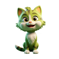 AI generated Cat png isolated on transparent background