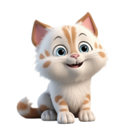 AI generated Cat png isolated on transparent background