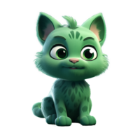 AI generated Cat png isolated on transparent background