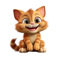 AI generated Cat png isolated on transparent background