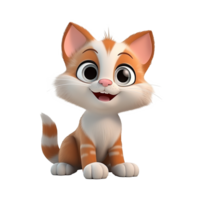 AI generated Cat png isolated on transparent background