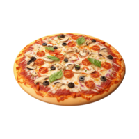 ai generato delizioso Pizza png isolato su trasparente sfondo