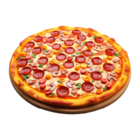 ai generato delizioso Pizza png isolato su trasparente sfondo