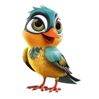 AI generated Bird png isolated on transparent background