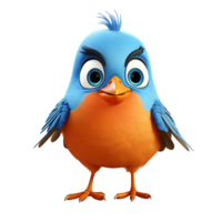 AI generated Bird png isolated on transparent background