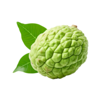 AI generated Sugar apple or custard apple png isolated on transparent background