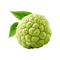 AI generated Sugar apple or custard apple png isolated on transparent background