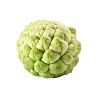 AI generated Sugar apple or custard apple png isolated on transparent background