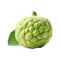 AI generated Sugar apple or custard apple png isolated on transparent background
