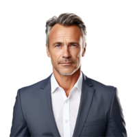 AI generated Businessman isolated on transparent background png