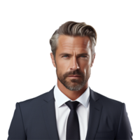 AI generated Businessman isolated on transparent background png