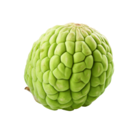 AI generated Sugar apple or custard apple png isolated on transparent background
