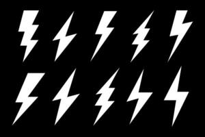 Electricity icon, lightning strike, energy, electricity icon. vector