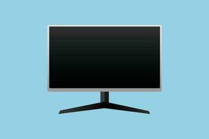 Modern computer Monitor vector illustration Modern computer Monitor vector illustration