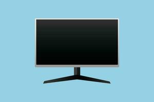 Modern computer Monitor vector illustration Modern computer Monitor vector illustration