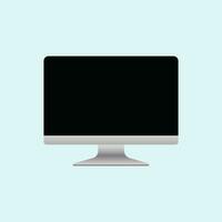 Modern  computer Monitor vector illustration