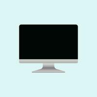 Modern  computer Monitor vector illustration