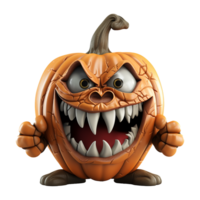 ai généré Halloween citrouille png isolé sur transparent Contexte