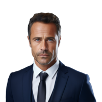 AI generated Businessman isolated on transparent background png