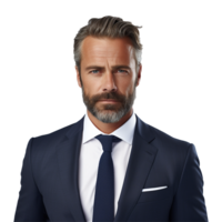 AI generated Businessman isolated on transparent background png