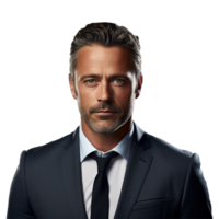 AI generated Businessman isolated on transparent background png