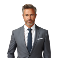 AI generated Businessman isolated on transparent background png