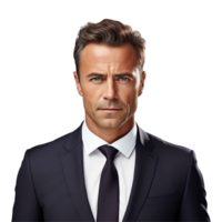 AI generated Businessman isolated on transparent background png