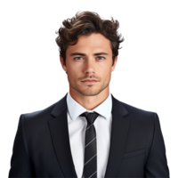 AI generated Businessman isolated on transparent background png