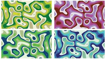 colorful abstract background with paper art shapes with paper cut shapes vector
