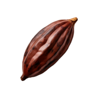 ai gegenereerd cacao PNG geïsoleerd Aan transparant achtergrond