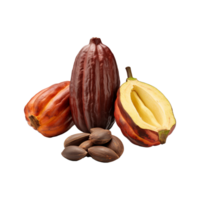 ai généré cacao png isolé sur transparent Contexte