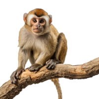 AI generated Monkey png isolated on transparent background