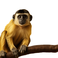 AI generated Monkey png isolated on transparent background