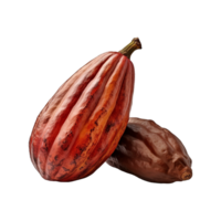 ai generado cacao png aislado en transparente antecedentes