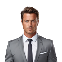 AI generated Businessman isolated on transparent background png