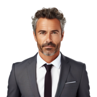 AI generated Businessman isolated on transparent background png