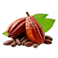 ai généré cacao png isolé sur transparent Contexte