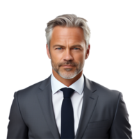 AI generated Businessman isolated on transparent background png