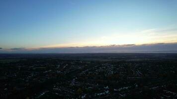 Aerial Footage of Letchworth Garden City of England UK. November 11th, 2023 video