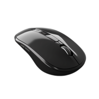 AI generated Wireless Computer Mouse on transparent background PNG image