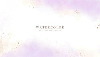 Abstract horizontal watercolor background. Neutral light colored empty space background illustration vector