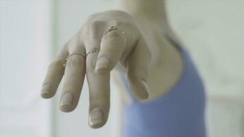 Beautiful Girl Dancer Performs Elements Of Classical Ballet In The Loft Design. Female Ballet Dancer Dancing. Close Up Of A Ballet Dancer's Feet As She Practices Point Exercises,slow Motion photo