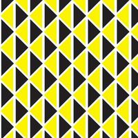 modern simple abstract seamlees black yellow color triangle check pattern art vector