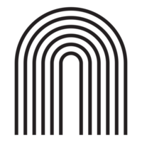 memphis géométrique formes abstrait moderne. png