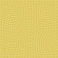 modern simple abstract seamlees lite banana color small polka dot circle wavy distort pattern art on dark banana yellow color background vector