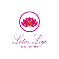 Lotus logos vector template symbol element nature