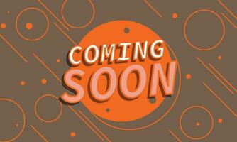 Coming soon banner background. vector