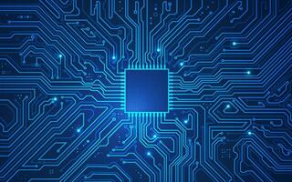 graphic of electronic pattern or motherboard CPU created as background or element decoration vector