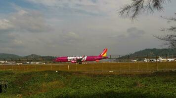 Flugzeug von vietjet mit Beeindruckend Lackierung video